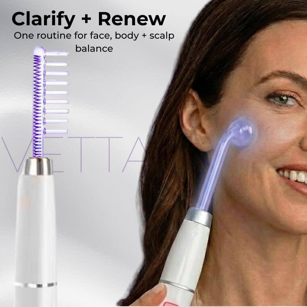 VettaWave Clarify Argon High Frequency Wand (7 Tubes) - Clarifying System