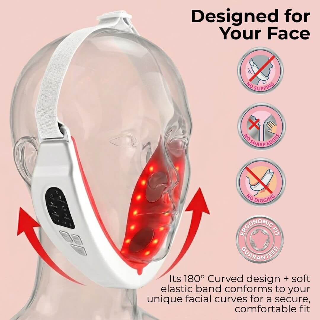 V-Sculpt EMS & LED System for Jawline Definition & Body Tension Relief