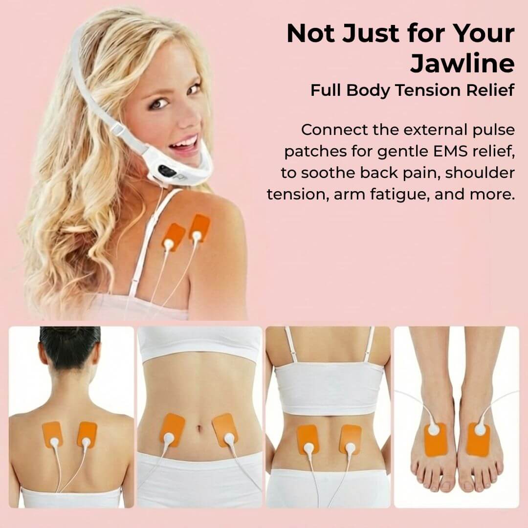 V-Sculpt EMS & LED System for Jawline Definition & Body Tension Relief