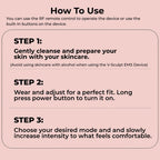 V-Sculpt EMS & LED System for Jawline Definition & Body Tension Relief