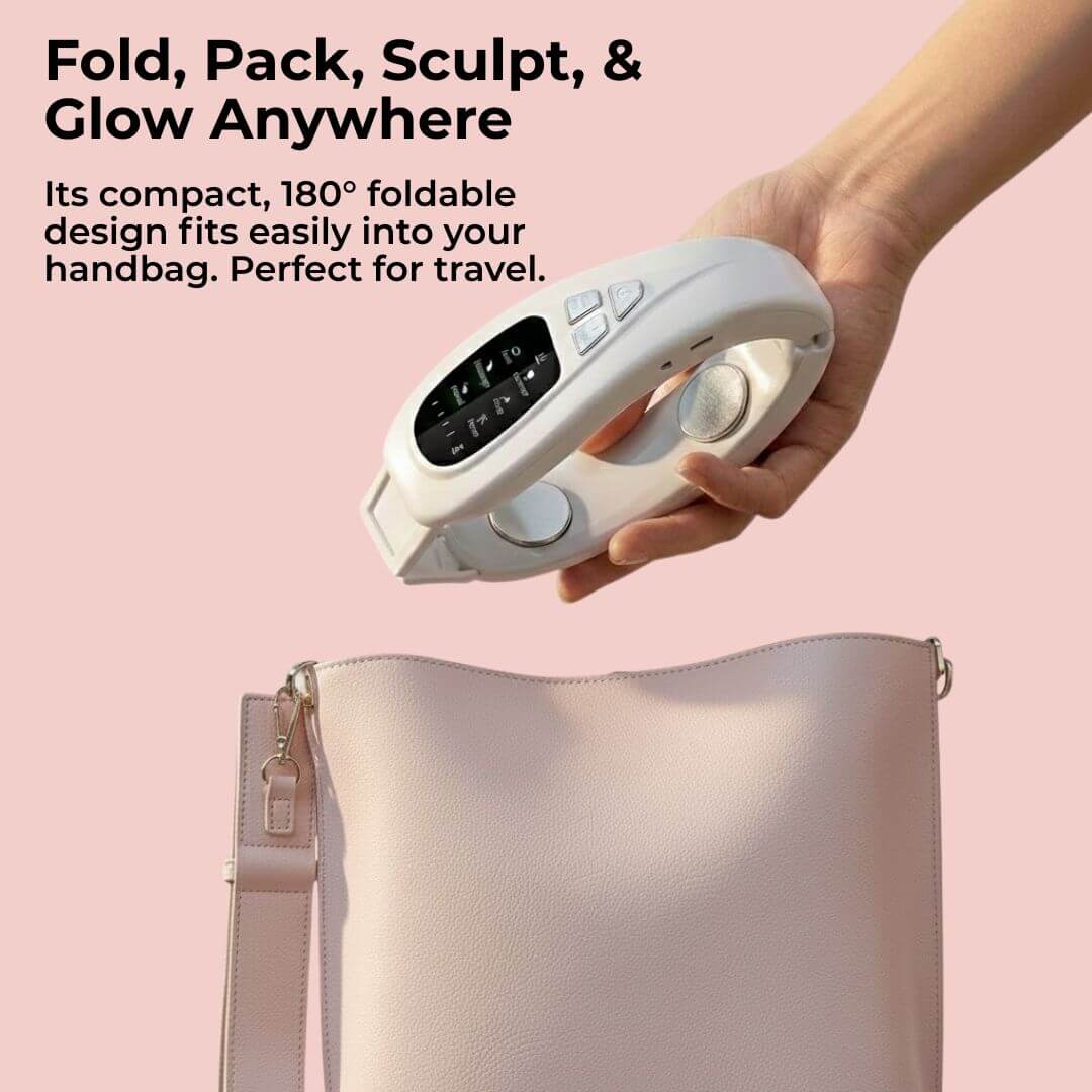 V-Sculpt EMS & LED System for Jawline Definition & Body Tension Relief