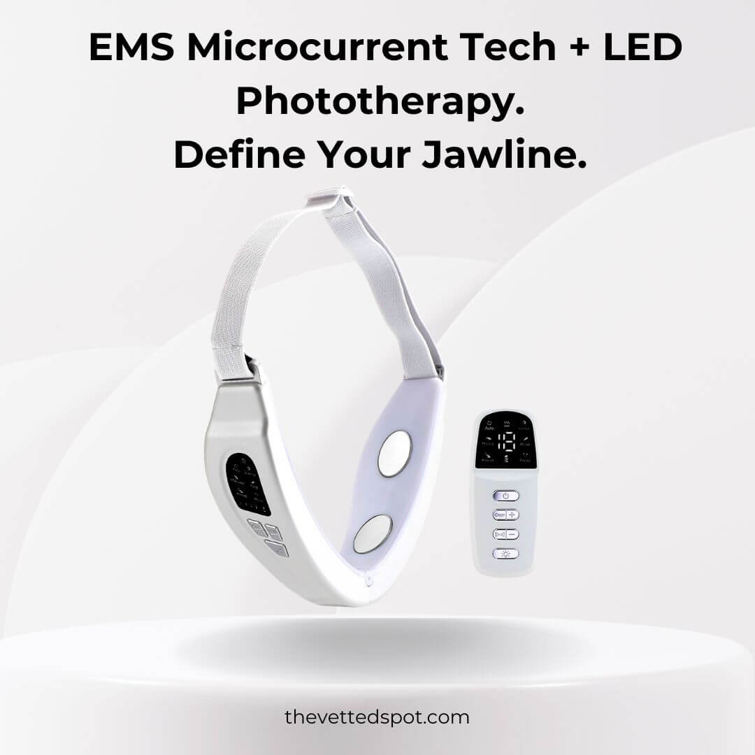 V-Sculpt EMS & LED System for Jawline Definition & Body Tension Relief