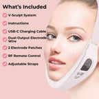 V-Sculpt EMS & LED System for Jawline Definition & Body Tension Relief