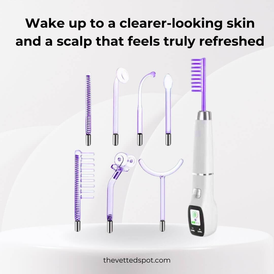 VettaWave Clarify Argon High Frequency Wand (7 Tubes) - Clarifying System